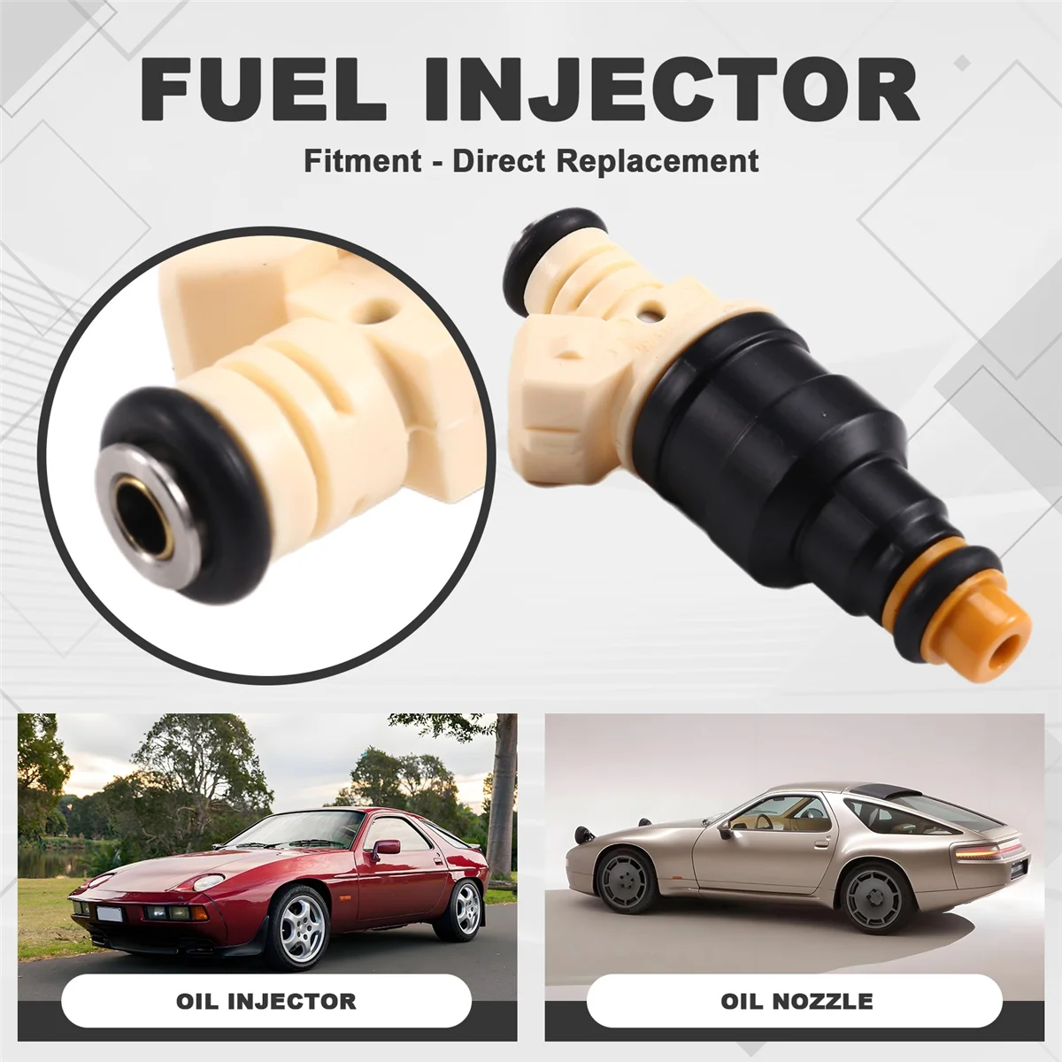 4 حاقن الوقود 0280150701   لبورشه 928 (1985-1986)، S كوبيه 2-Door 5.0L V8 -T45C