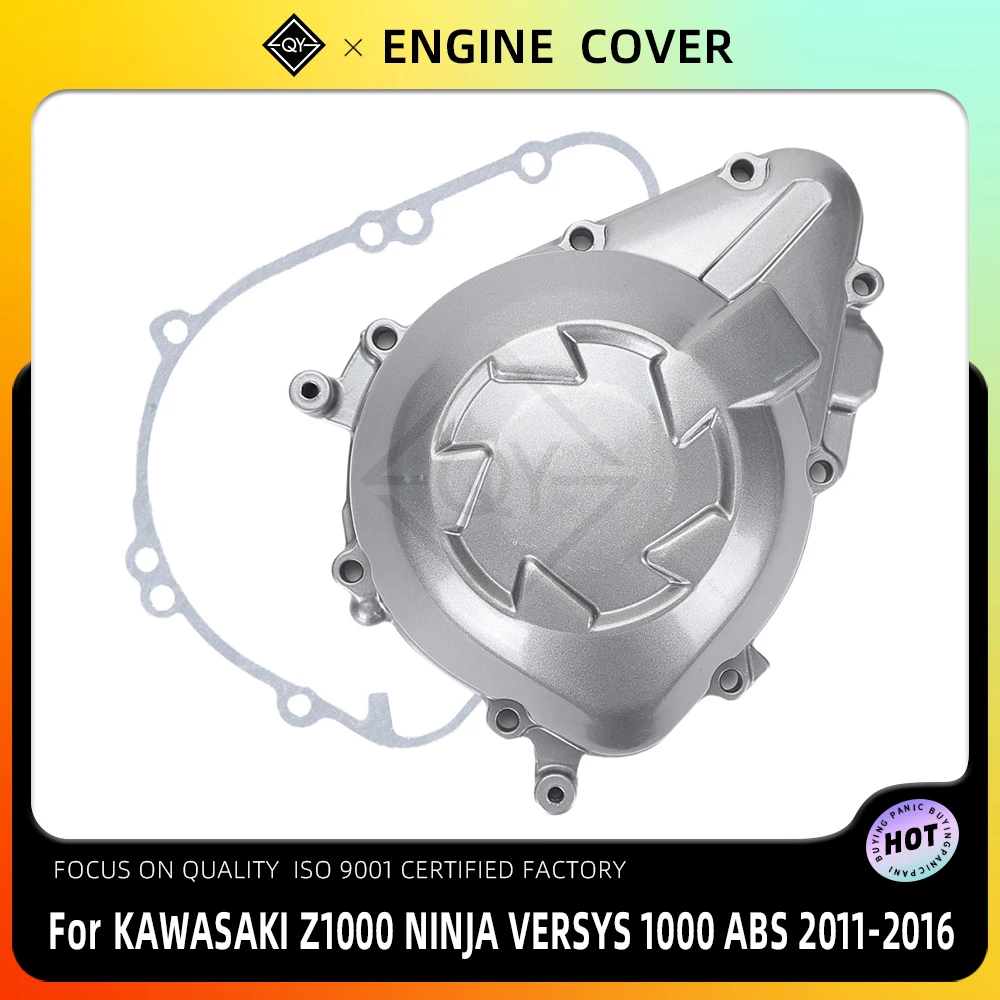 

LQYL Engine Cover Stator Cover CrankCase Side Cover Shell For KAWASAKI Z1000 NINJA VERSYS 1000 ABS 2011 2012 2013 2014 2015 2016