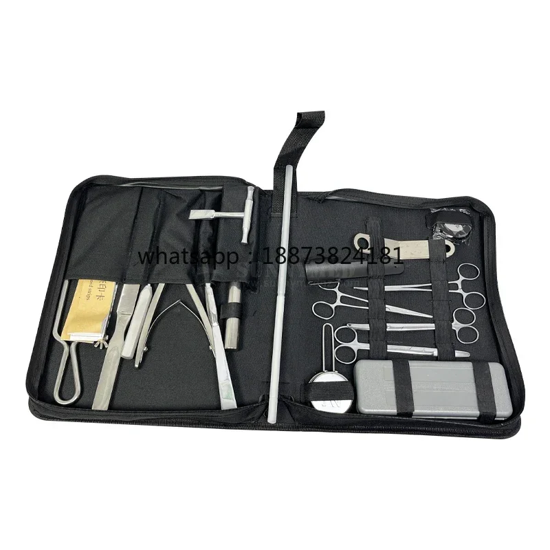 SY-XN11  Hot Selling Post Mortem Set Complete Post Mortem Kit for Small and Large Animal fast shipping