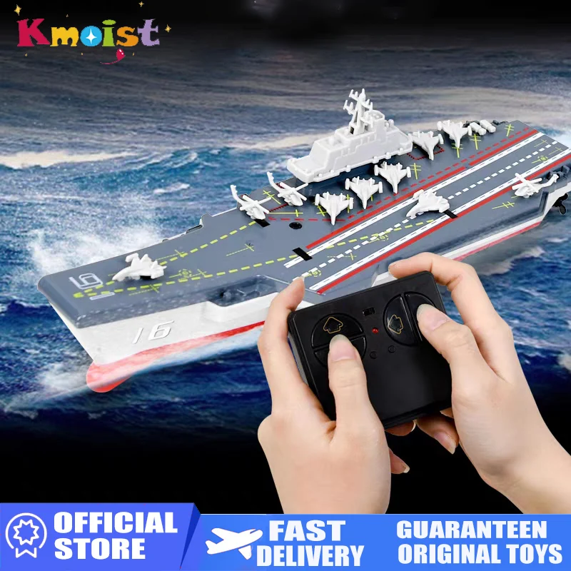

2.4G Mini Aircraft Carrier Military Model Ship Electric Wireless Remote Control Boat Toys for Boys Kids Gifts Children RC Toy