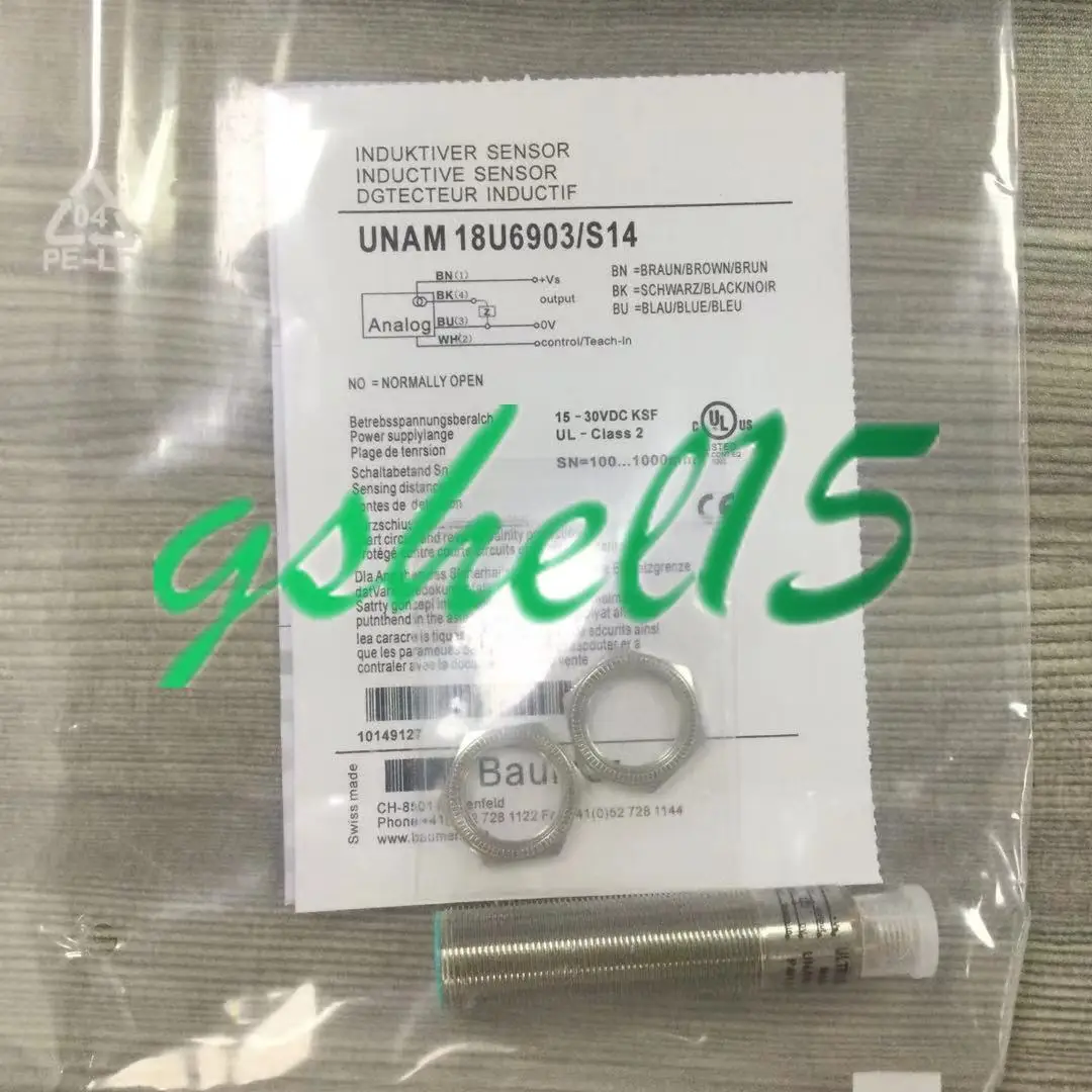 

1PC NEW Ultrasonic sensor UNAM 18U6903/S14 #JH