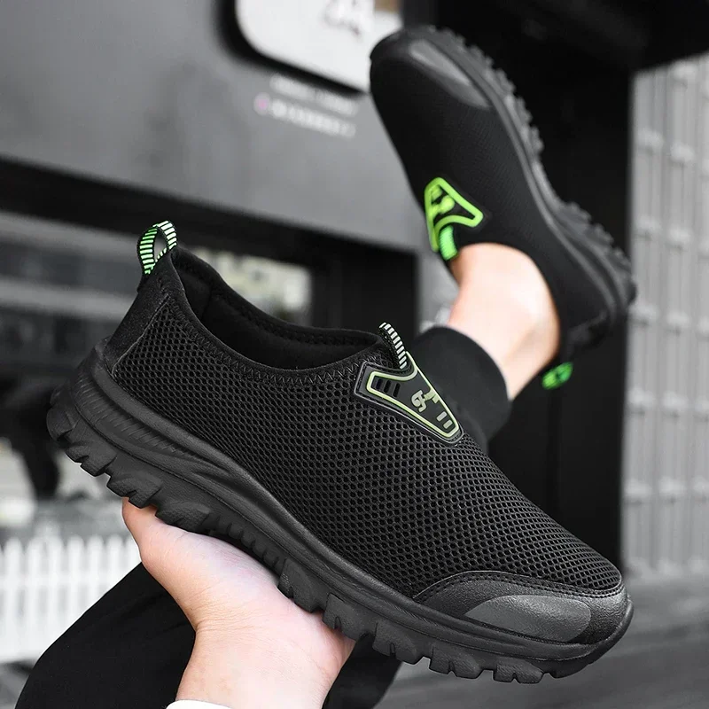 Men's Casual Sports Shoes Anti Slip Wear-resistant Flat Bottom Walking Shoes Jogging Women's Sizes Sold in 2025 Summer Moccasins
