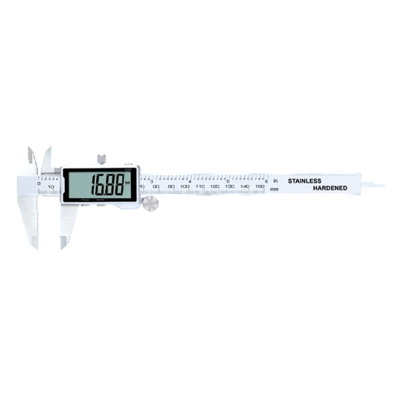 

ipiip Digital Calipers LCD Displays-0-150mm 0-6" Electronic Measuring Tool for Jewelry