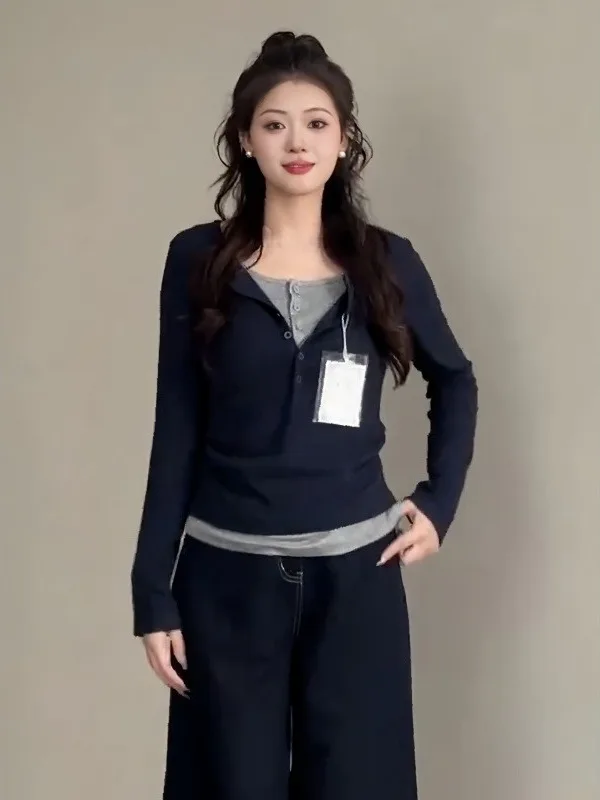 

plus Size Women's V-Ne Long Sve T-irt Slimming Faionable Base irt Commute Sle Autumn New Arrival for Plump MM