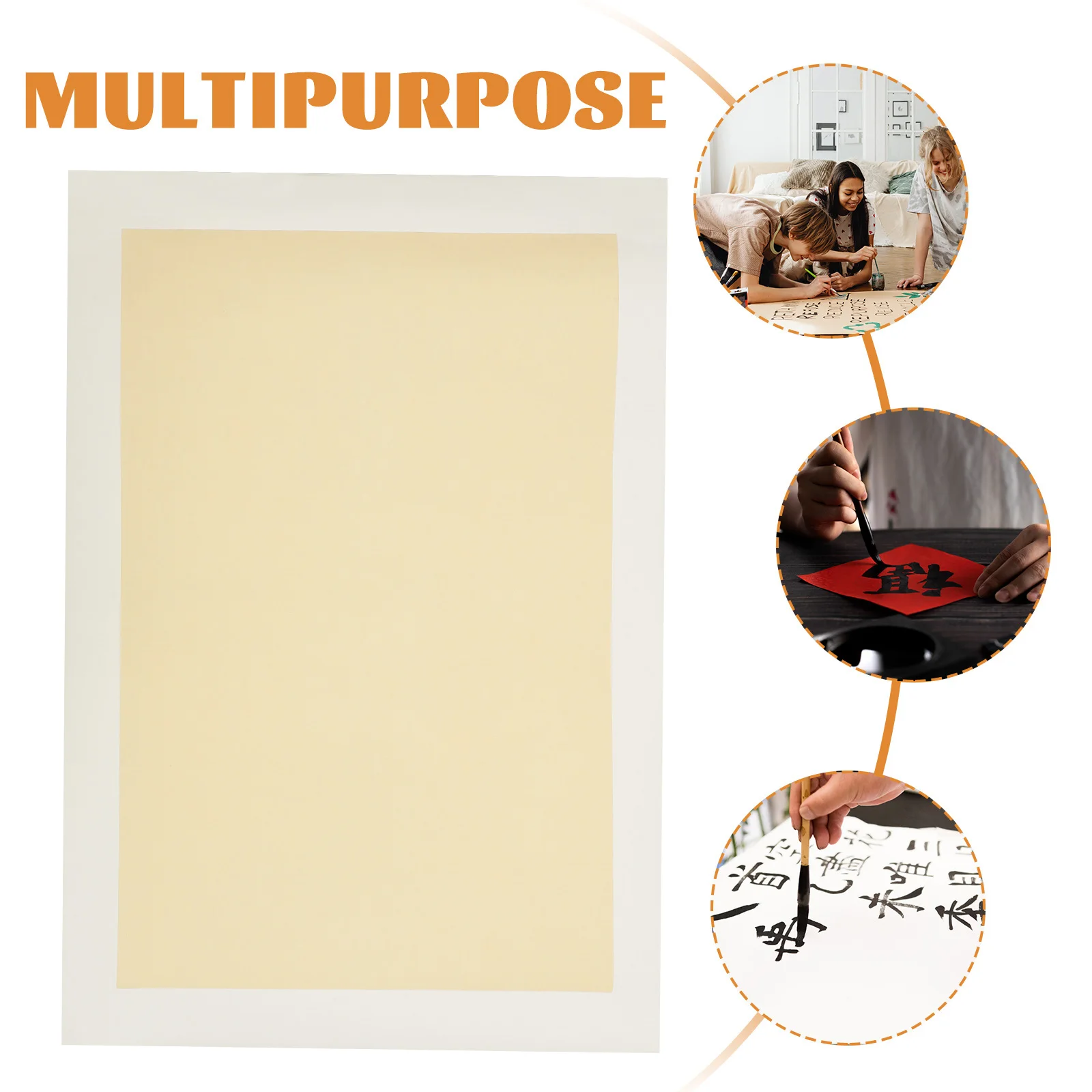 

10 Sheets Rice Paper Calligraphy Fine Texture Absorbency Drawing Chinese Art Craft Daily Use Retro Professional