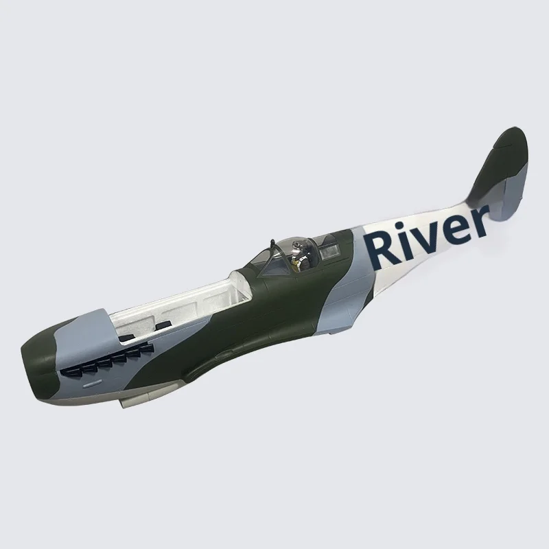 Xfly Spitfire 1200mm Modelo RC Conjunto Completo Acessórios Originais Corpo Asas Principais Trem de Pouso Flaps Pá Capa Hélice