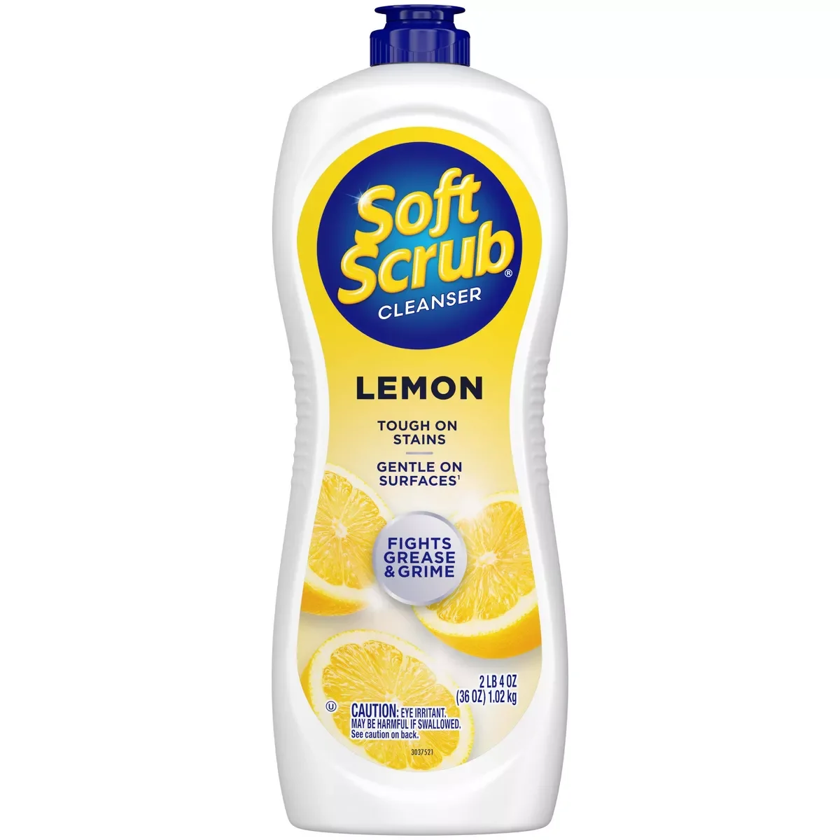 

Lemon Scent Total All Purpose Bath and Kitchen Cleanser - 36oz: Bleach-Free, Cream Form, Plastic Bottle