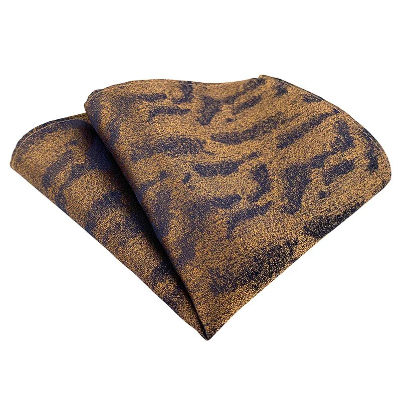 พิมพ์ Square Dot Pocket Square Man's ชุดผ้าพันคออุปกรณ์ตกแต่ง Kerchief ผู้ชายผ้าเช็ดหน้าผ้าพันคอสแควร์ Neckerchief ของขวัญ