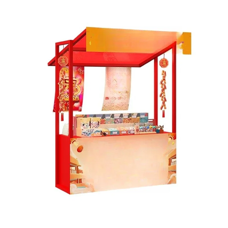 Stall racks, shopping mall float display racks, snack racks, movable trellises
