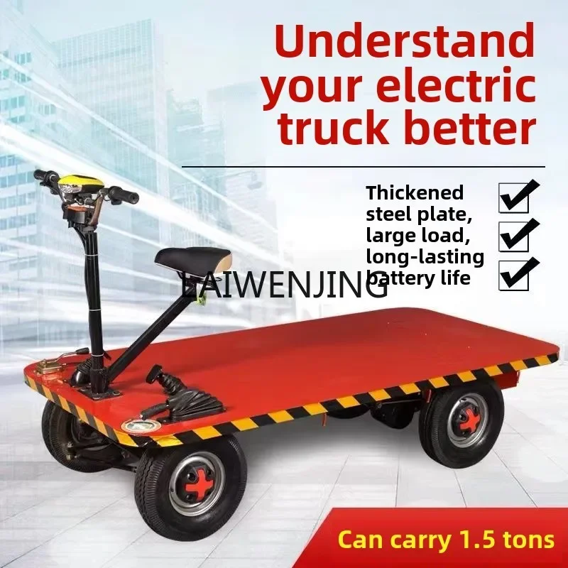 flat truck four-wheel stall transportation hand push truck truck