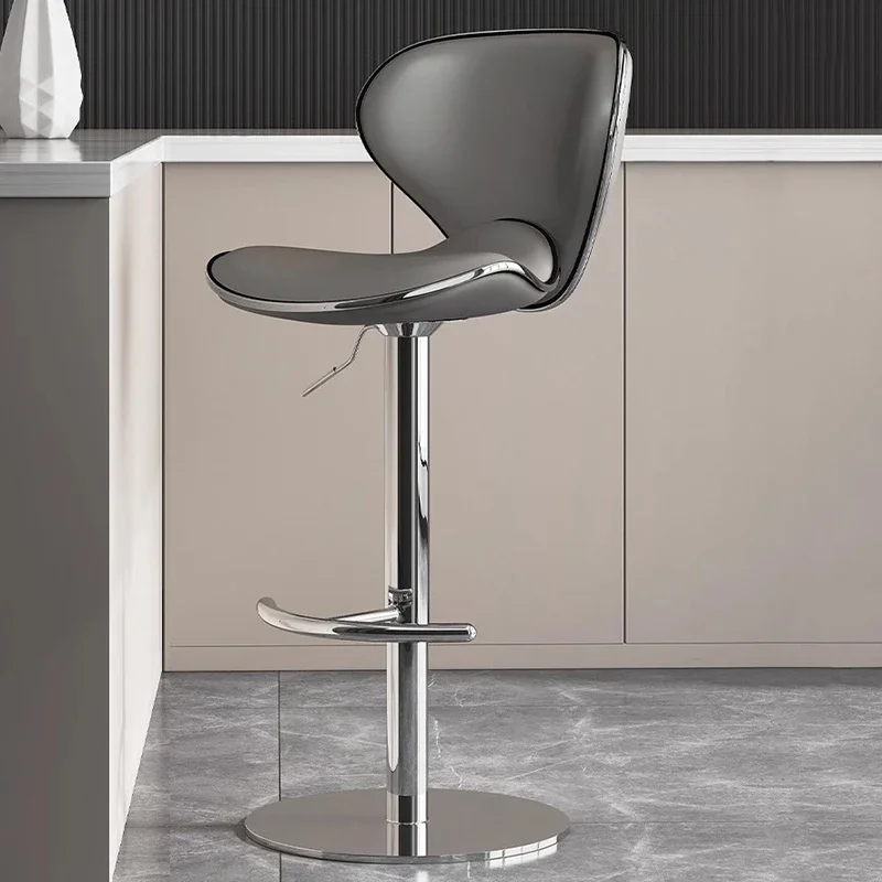 كراسي بار فاخرة لغرفة النوم، كراسي بار جمالية بسيطة قابلة للتعديل، للاسترخاء، أثاث عصري عالي Sillas Para Comedor #6