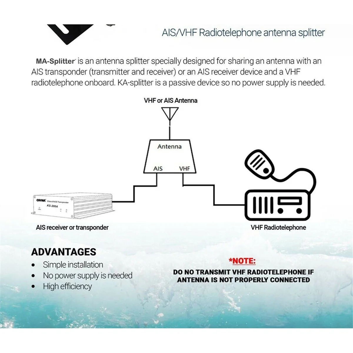 

Excellent! MA-Splitter VHF Splitter Two Way VHF Antenna Power Splitter 136-174MHz Power Divider Splitter UFL Female Conectores A