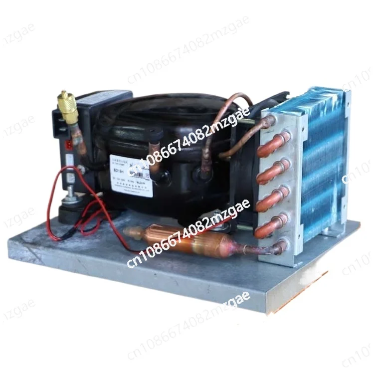 Universal 12V/24V DC Compressor Cooling Module BD15HC BD25HC BD35HC - Condenser Unit for Vehicle Fridge and Freezer Upgrades
