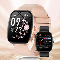 LIGE Women Smartwatch 1.53-inch AMOLED HD Screen Bluetooth Call Sport Watch Heart Rate Music IP68 Waterproof Smart Watch for Men