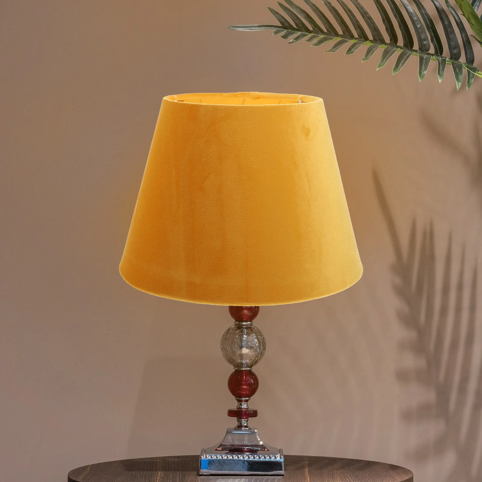 

Golden Lampshade Lampshades for Table Country Decor House Cover Fabric Decorative Child