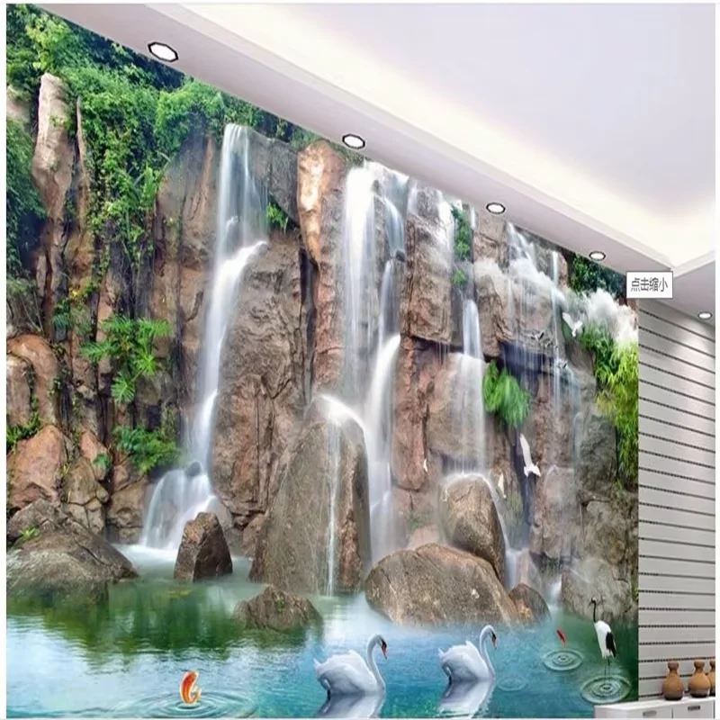

Custom Photo Background 3D Large Wall Painting - Beautiful Landscape Wall Art Personalized Home Decor