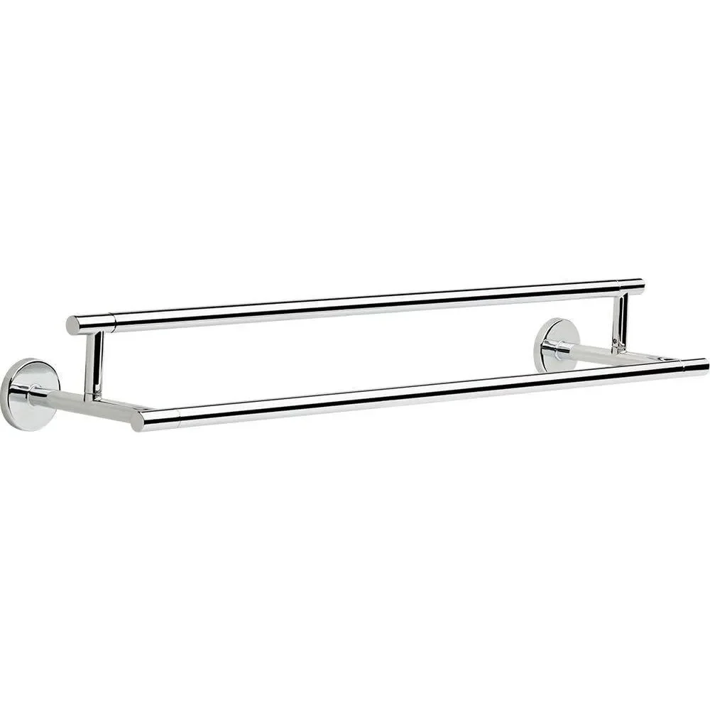 

Trinsic 24 in. Double Wall Mount Towel Bar Bath Hardware Accessory in Polished Chrome