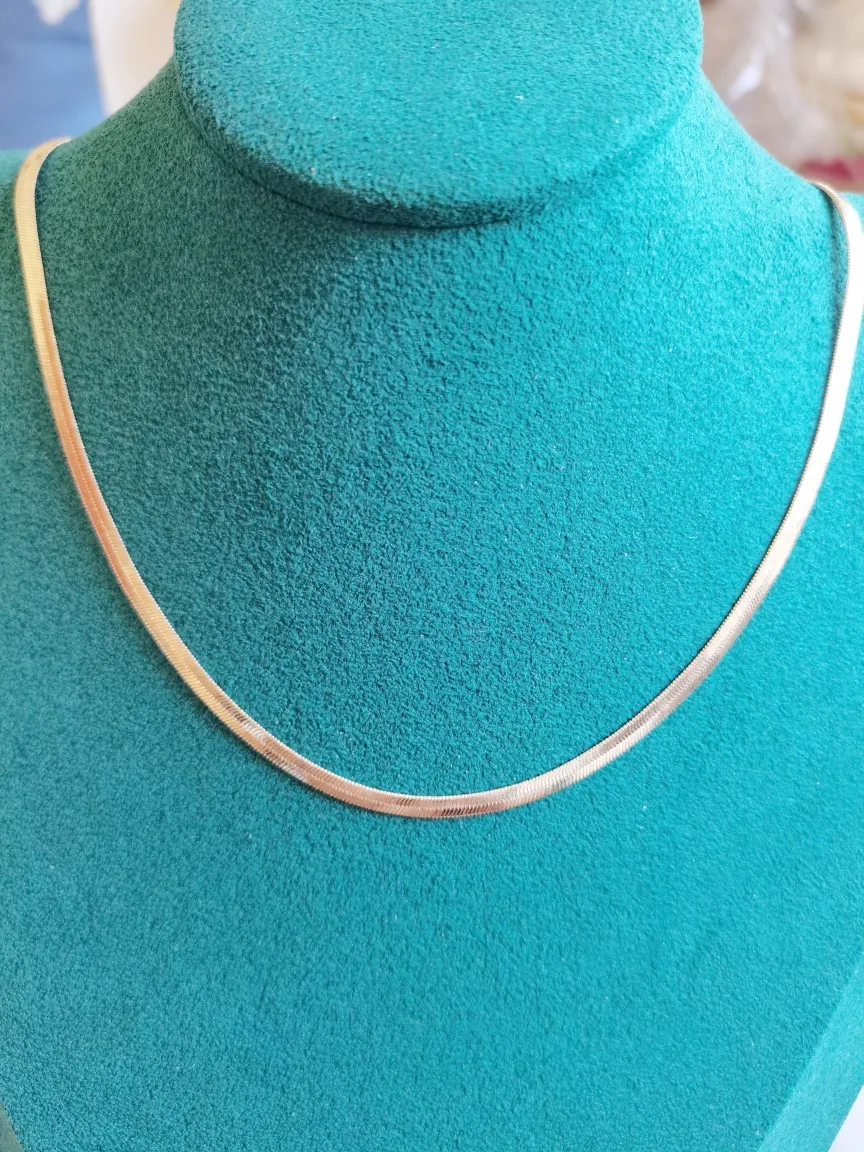 

Gold-plated Necklace Fine Snakeskin Chain Women Necklaces
