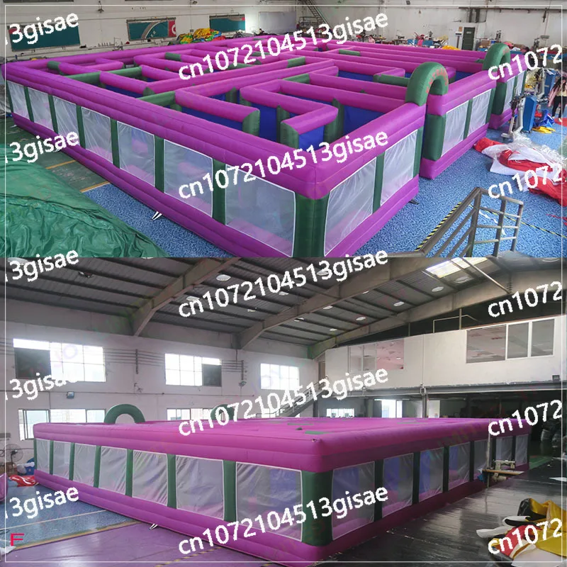 

Надувной лабиринт «Дом с привидениями» на Хэллоуин с крышкой, надувной лабиринт