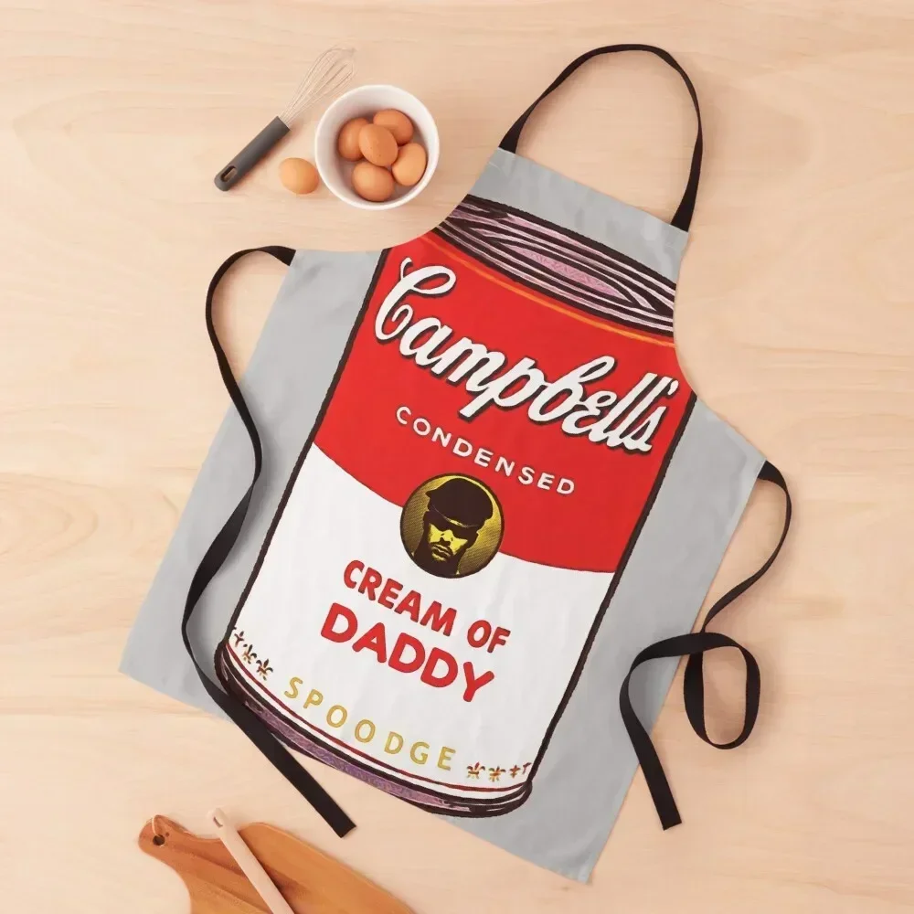 

Cream of Daddy Apron Kitchen Supplies Things For The Home kitchen utensil Waiter Uniforms Apron