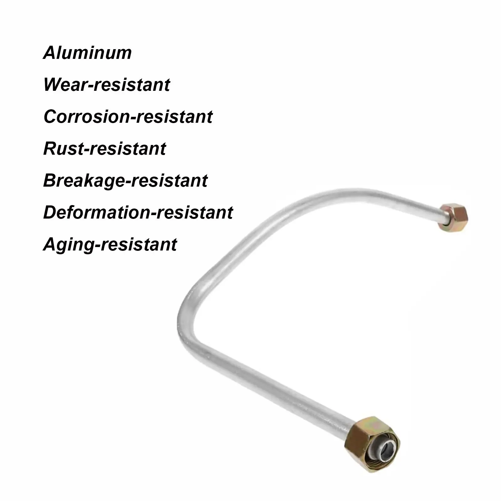 Replacement Aluminum Air Compressor Exhaust Tube Easy Install Secure Connection Versatile Fit for All Major Air Models