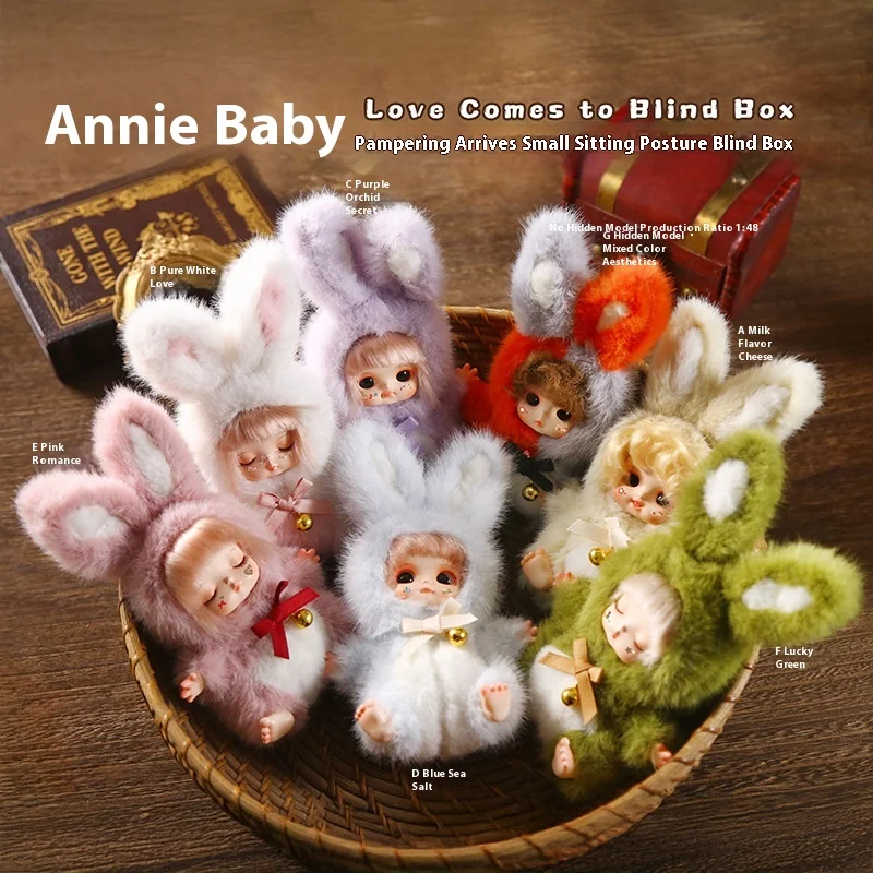 

Anni Baby Pet Arrival Small Plush Vinyl Face Blind Box Trendy Decorations for Kids' Room Unique Birthday Gift for Children