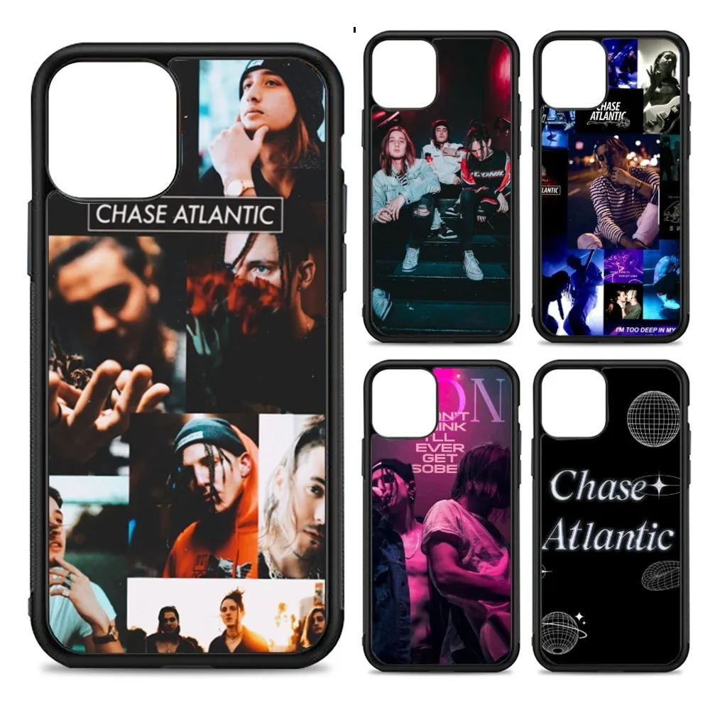 Chase Atlantic Music Group Phone Case Silicone PC+TPU For For IPhone 11 12 13 14 15 16 Plus Pro Max Cover