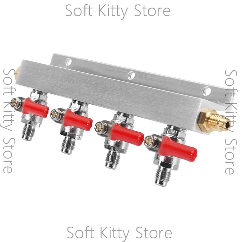 8Mm carbon dioxide gas diverter pneumatic gas source valve multi-pipeline gas exhaust distributor