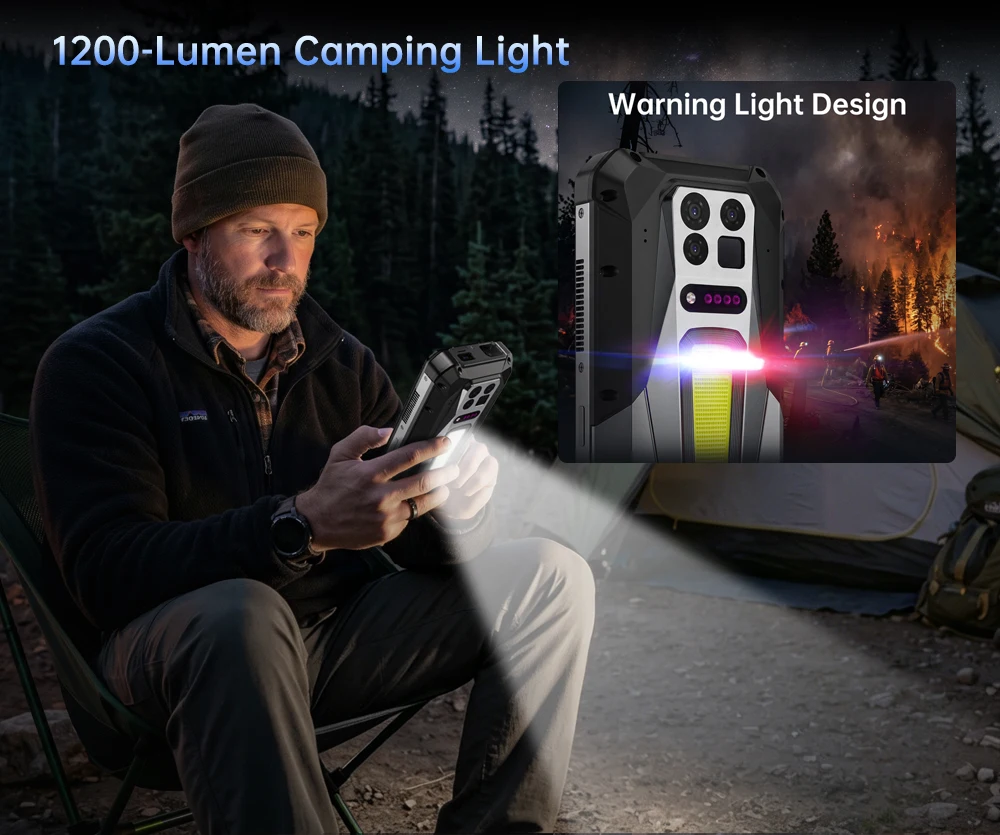 8849 TANK 5 Pro FLIR Thermal Imaging 2K Projector Rugged Smartphone eSIM Dimensity 9400e 3K AMOLED 17600mAh 220Lumen 18GB+512GB