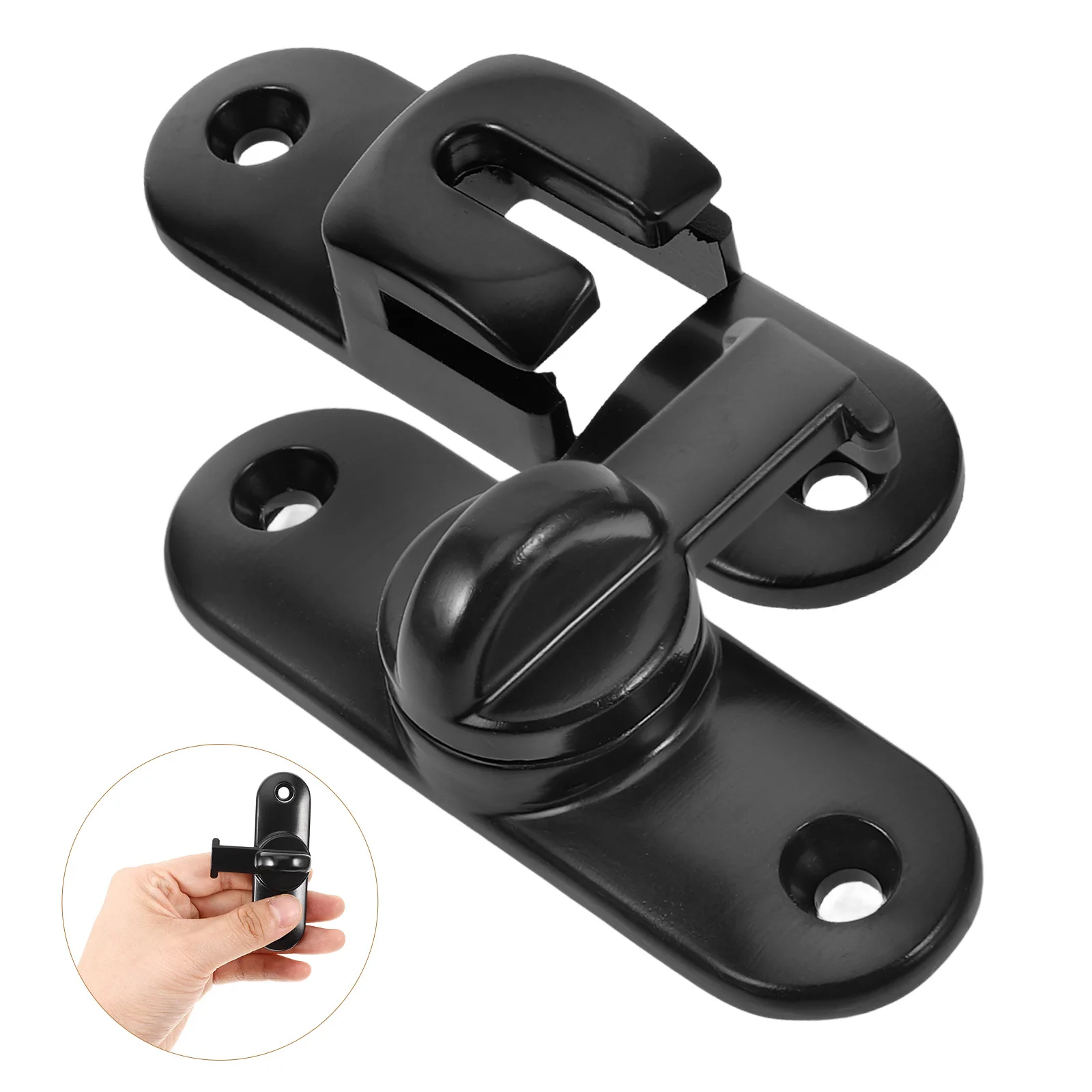 

1 Set Alloy Barn Lock 90 180 Degree Slide Latch For Heavy Duty Gate Hook Latch Lock For Door Security Sliding Door Hardware