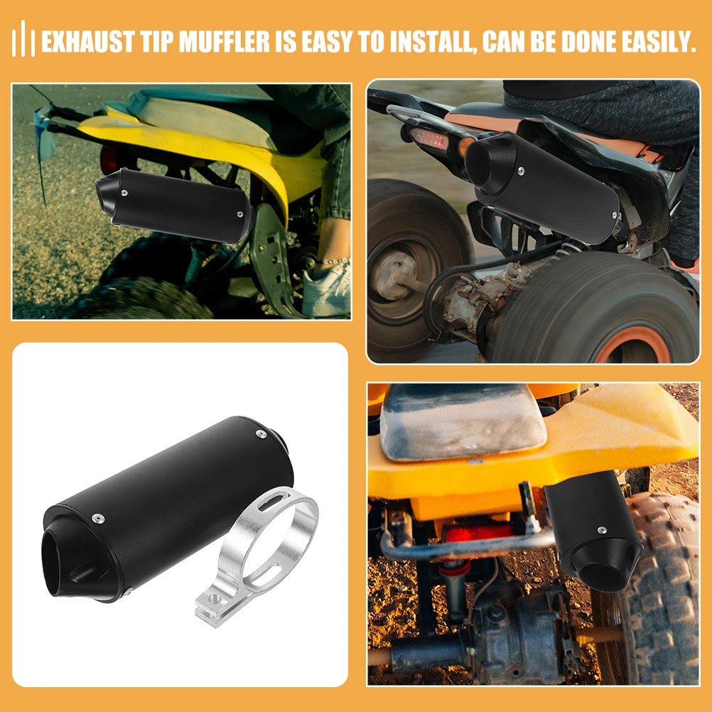 

Aluminum Alloy Motorcycle Atv Exhaust Tip Baffle Universal Silent Muffler Pipe For Scooter Accessories Stylish