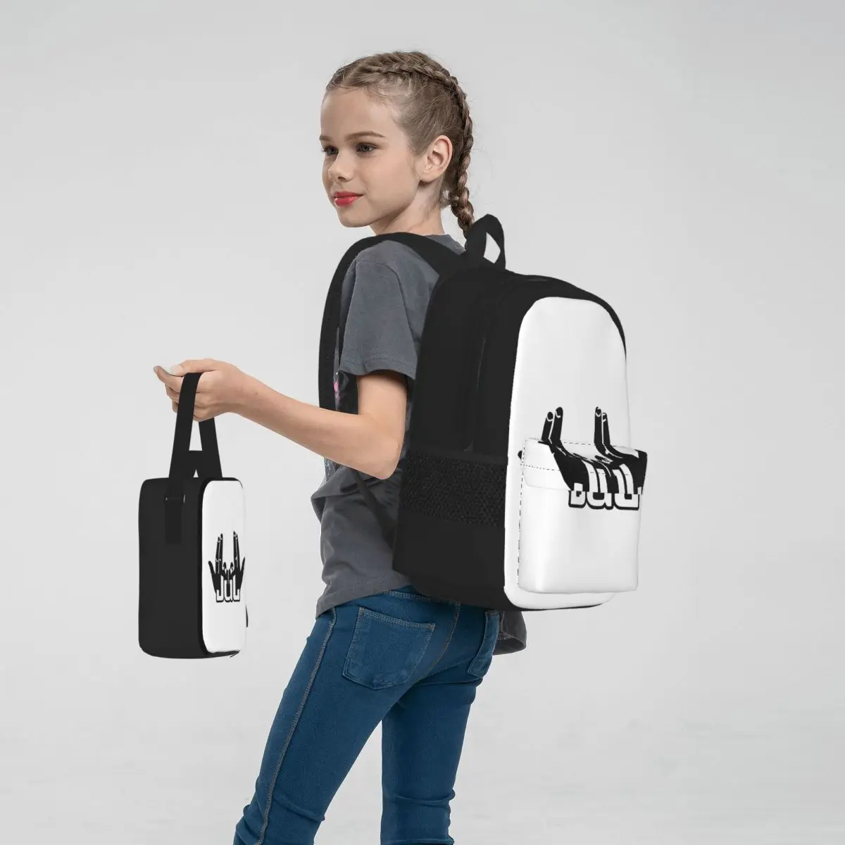 Zaini luglio ragazzi ragazze Bookbag studenti borse da scuola cartone animato bambini zaino pranzo borsa penna Set tre pezzi