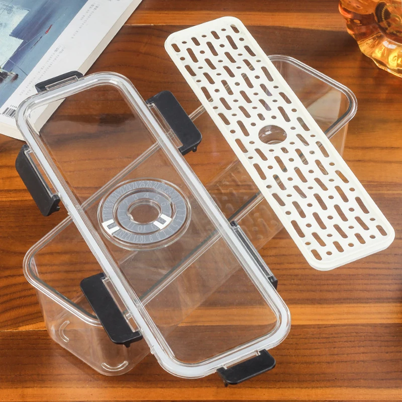 Premium 400 Cigarettes Timer Case Airtight Moistureproof Clear Storage Container Large Capacity Gift for Men Smokers Home Office - view 5