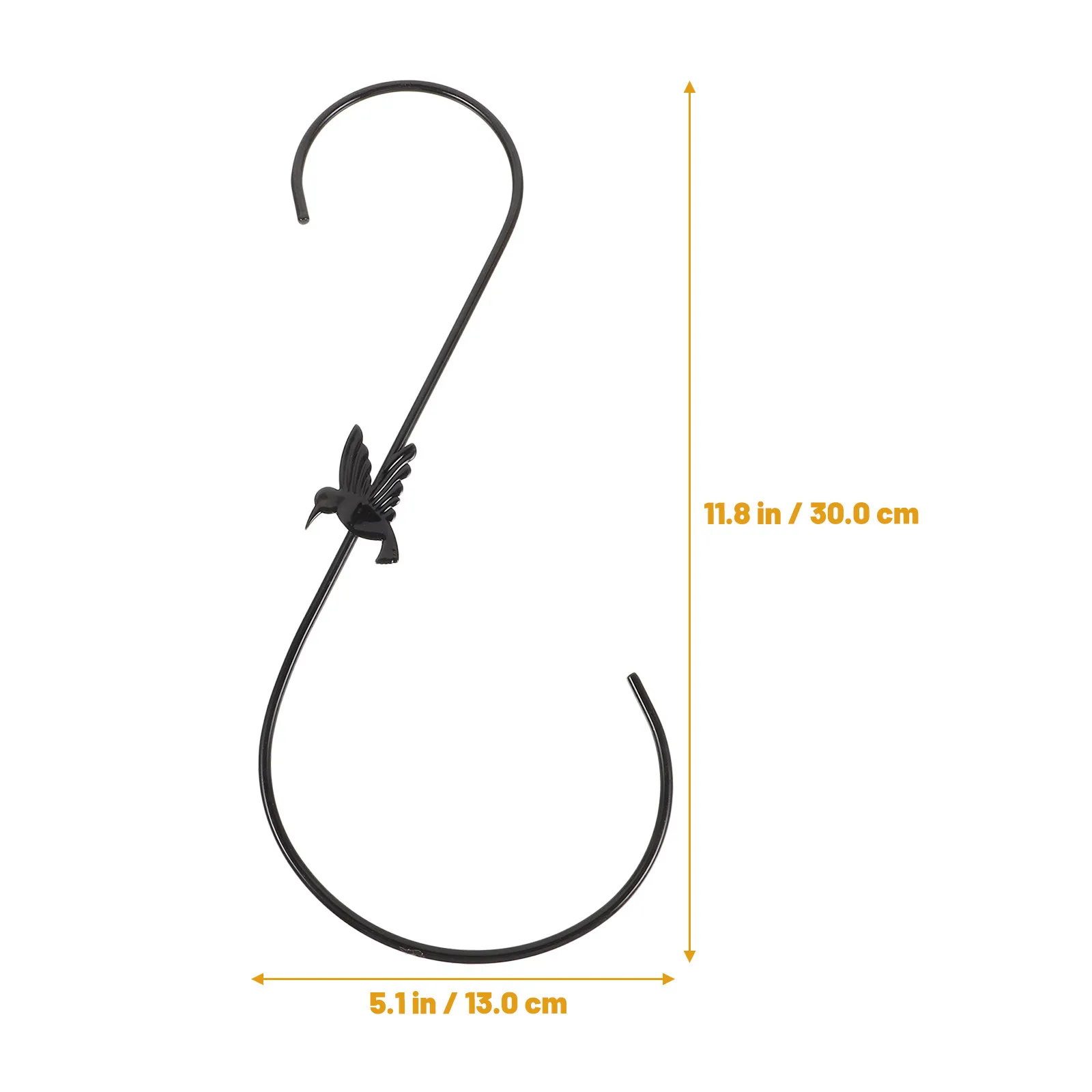 Sturdy Iron Plant Hook 30Cm Decorative Heavy Load Hanging Hook Outdoor Bird Feeder Support Plant Hooks Hanging Basket Hooks view 4