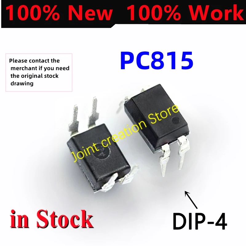 5-100PCS 100% Original PC815 DIP-4 815 DIP4 C815 DIP SOP New IC chip in Stock