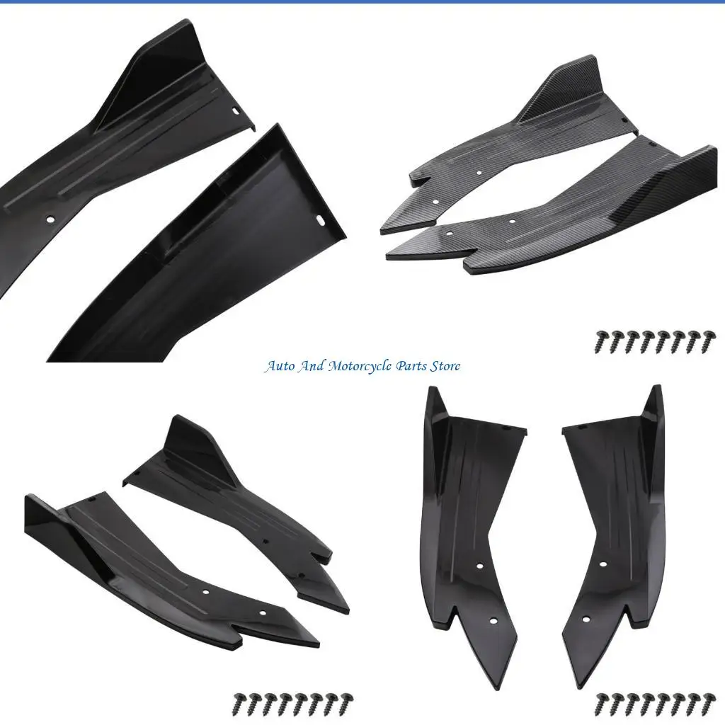 P9FD Diffuser Side Skirt Wrap Splitter Wing Trim Exterior Decoration