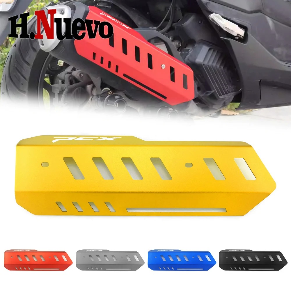 

Motorcycle Accessories For Honda PCX160 Exhaust Guard Exhaust Protector Scald Proof Lid Exhaust Cover 2021-2025