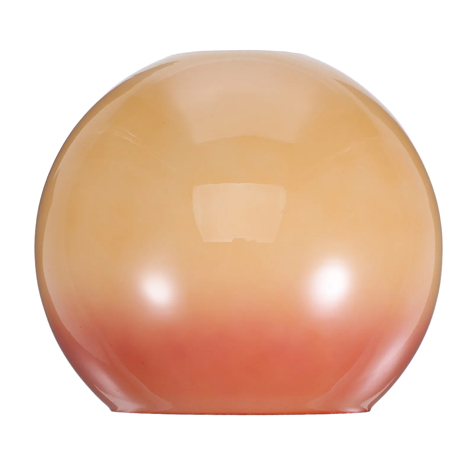 Pastel Pink Glass Pendant Lamp Shade, Dual-Hole Globe for Ceiling/Table/Desk Lamps, Soft Diffused Vintage Light