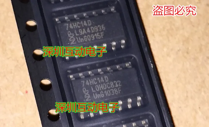 Free shipping    74HC14D  SOP-14     10PCS