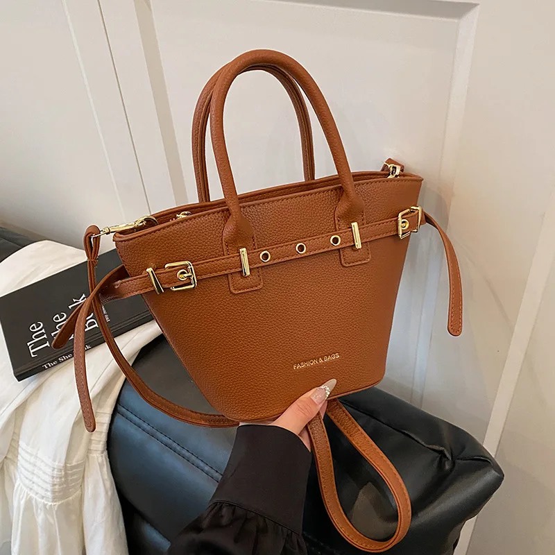 

2025 Minimalist Tote Bag, Vintage Crossbody Purse for Women, Autumn Chic Shoulder Bag, Versatile Day to Night Tote, Textured