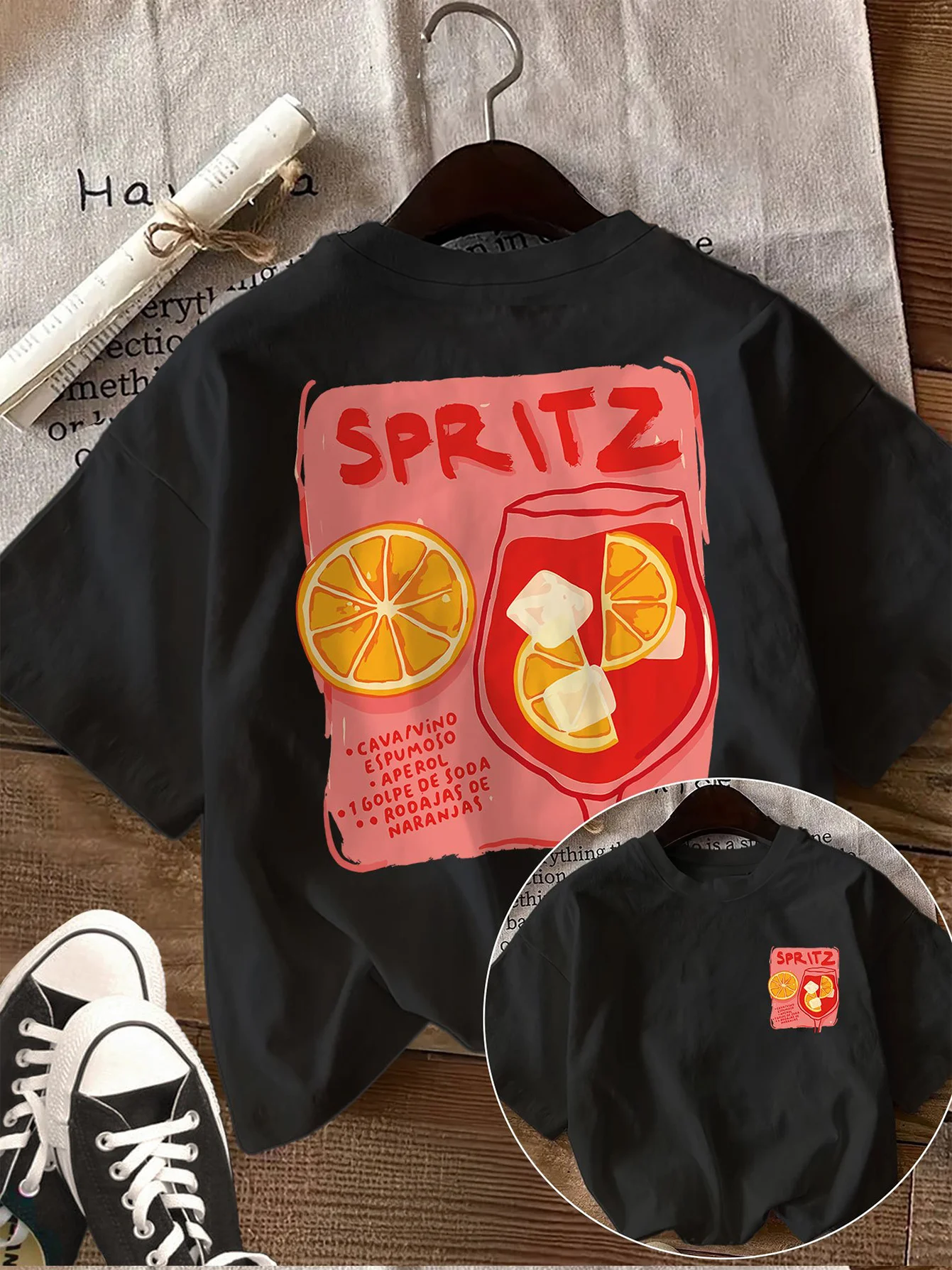 Aperol Spritz Recipe Graphic T - Plant Parent Shirt recension och pris
