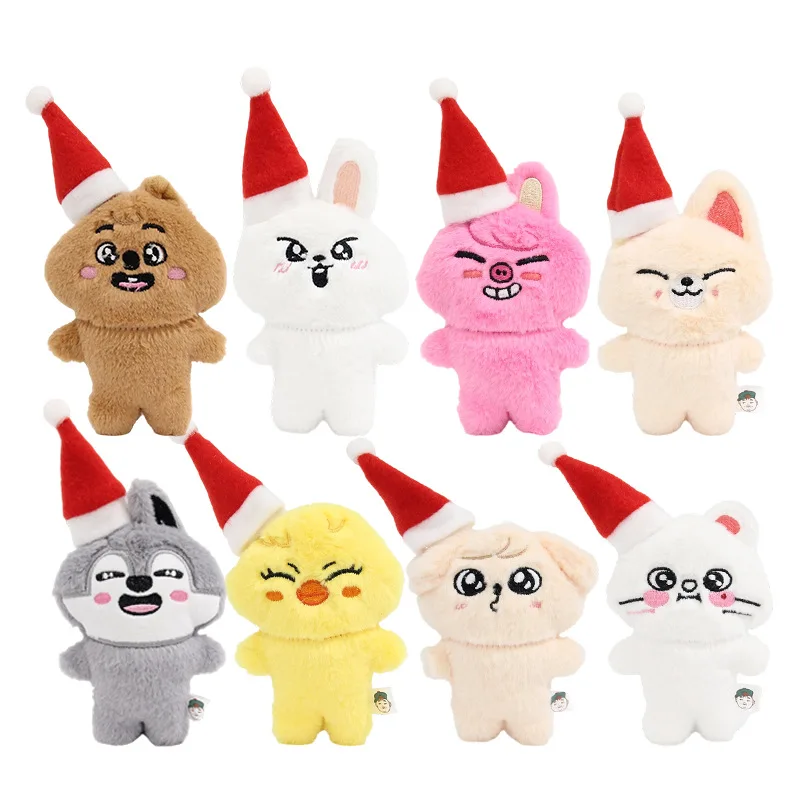 Kerst nieuwe SKZOO verdwaalde kinderen cartoon knuffel, kinderpaar hanger, tas sleutelhanger hangend ornament