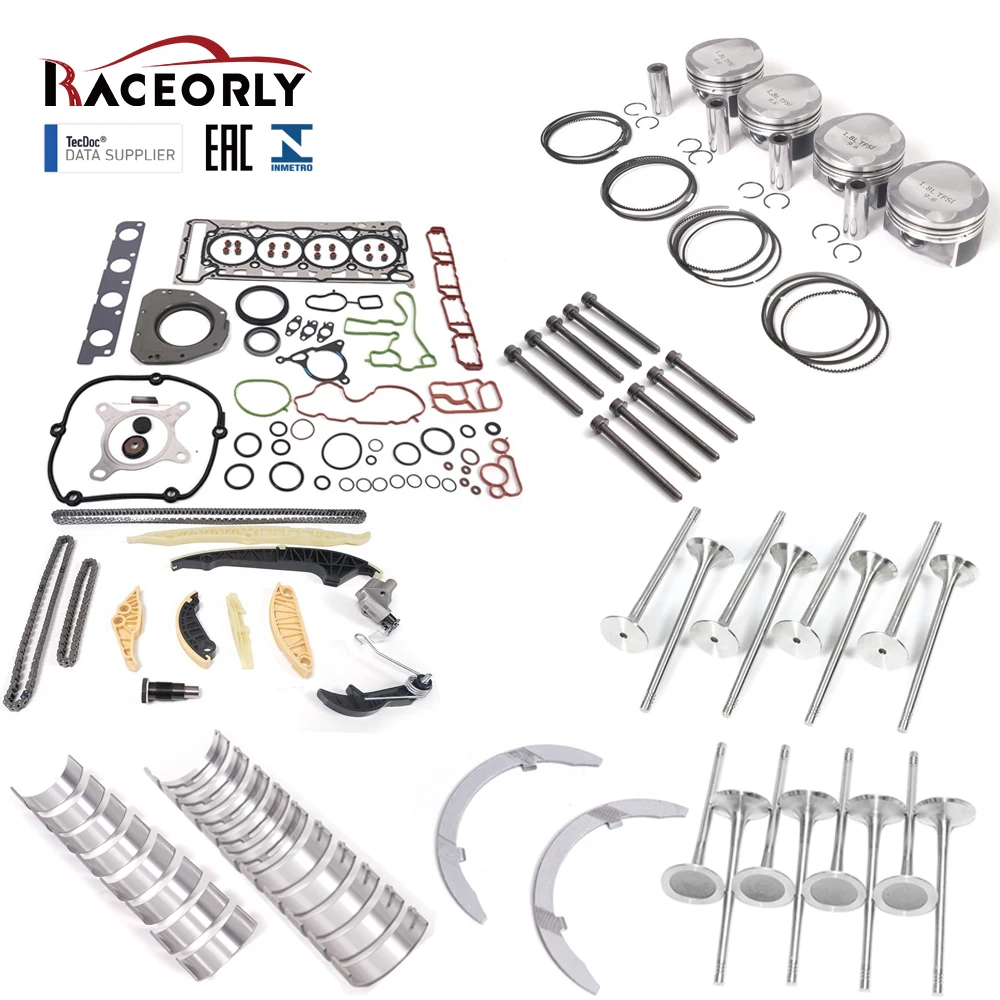 

RACEORLY Engine Overhaul Rebuild STD Φ82.5mm Φ21mm Kit For VW Audi A4 A5 1.8 TSI CDA CDH BZB