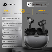 Picun Wireless Earbuds, Active Noise Cancelling Bluetooth 5.2 Earbuds with 4 ENC Mics & Wireless Charging Case,38ms Low Latency