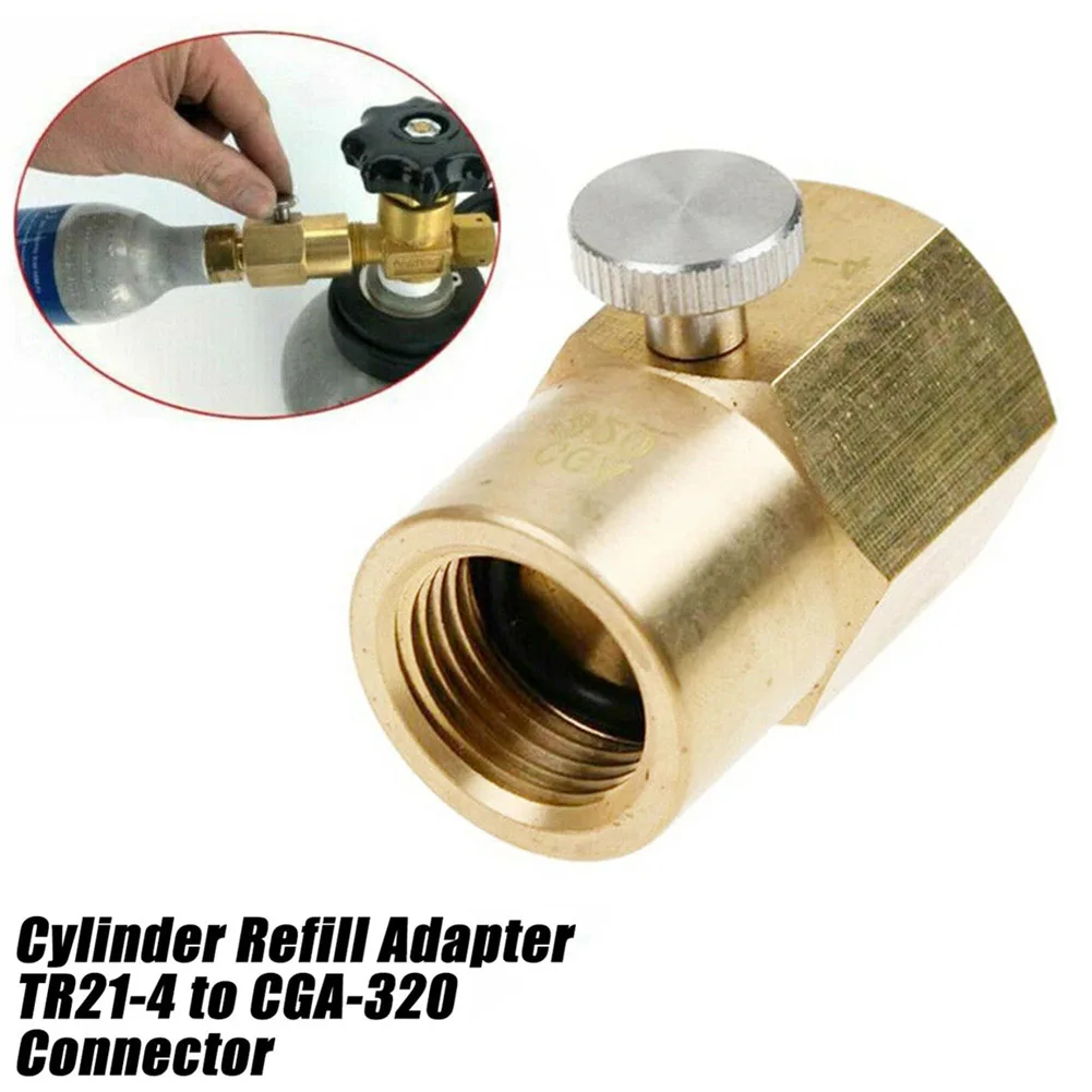 

Cylinder Exchange Gold Cylinder Refill Adapter Cylinder Adapter Easy To Use Adapter Economical Refill Solution