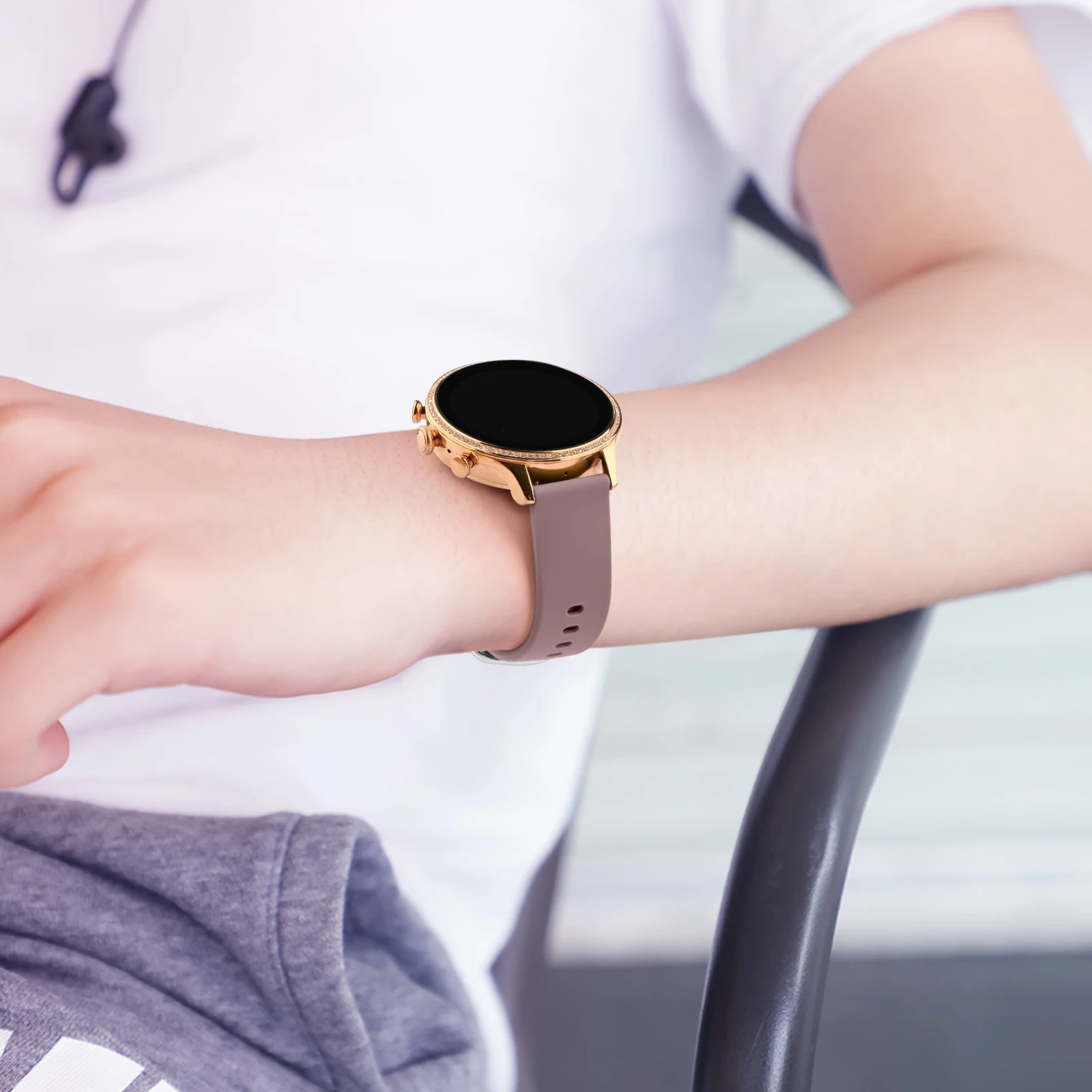 18 مللي متر لينة سيليكون حزام لهواوي Gt4 41 مللي متر الفرقة الرياضة تشغيل سوار لهواوي Gt4 41 مللي متر حزام الساعات اكسسوارات