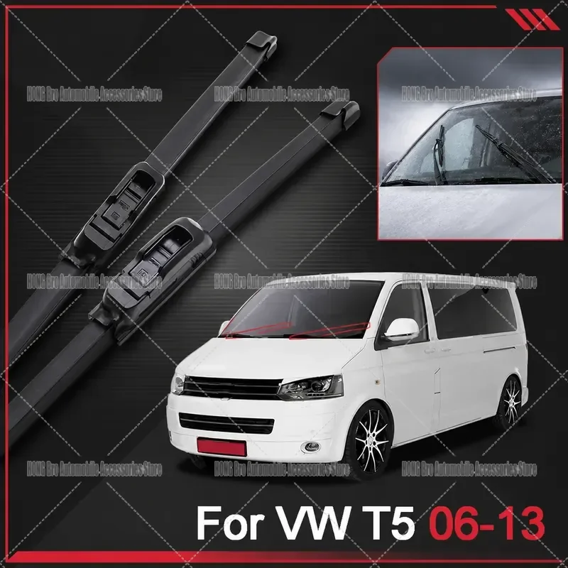 For VW Transporter T5 Multivan California Caravelle 2007-2012 Front Windshield Wiper Blades Set Auto Accessories Replacement