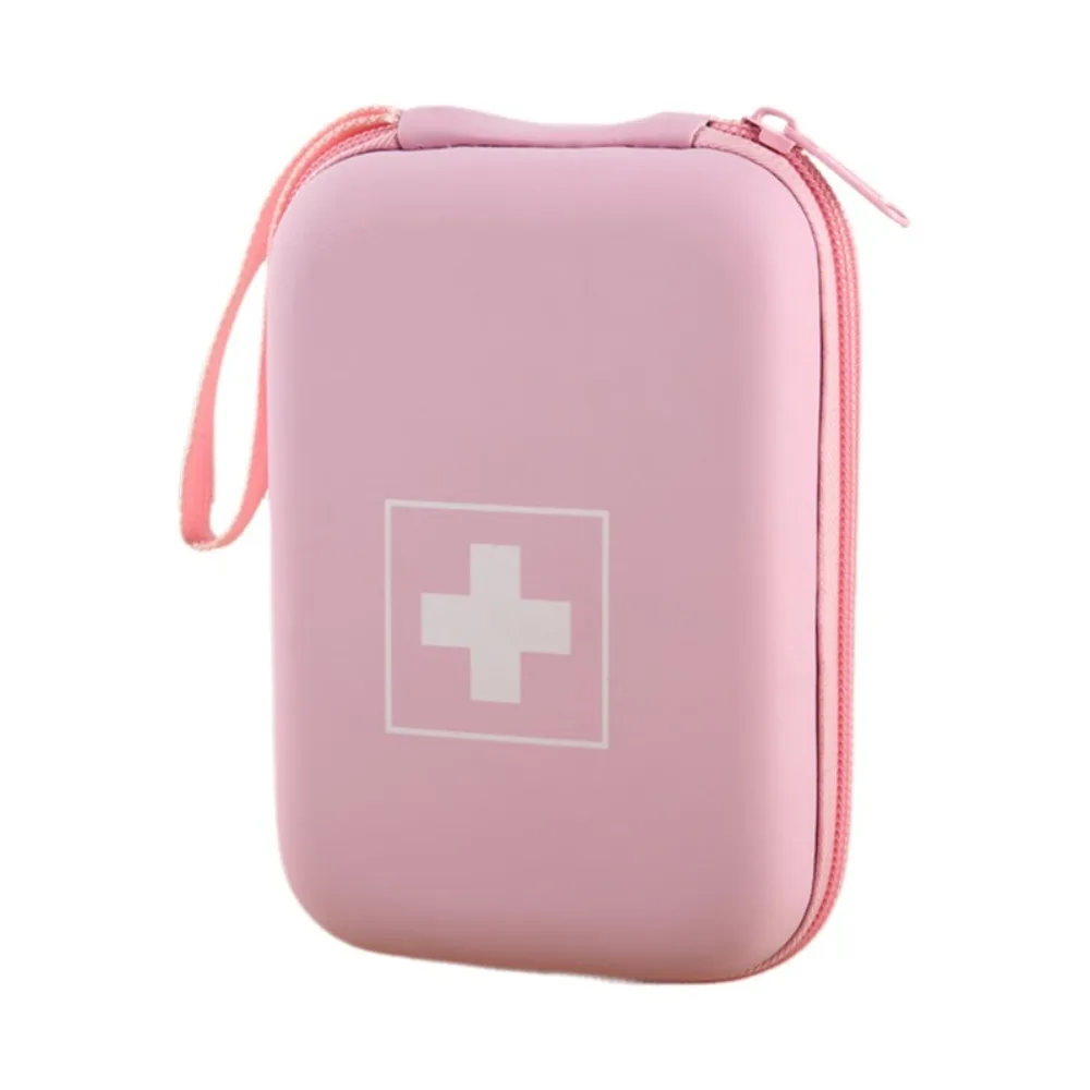 New Large Capacity Travel Storage Bag Lightweight PU Small Medicine Bag Waterproof Divided Interior Pill Organizer Bag