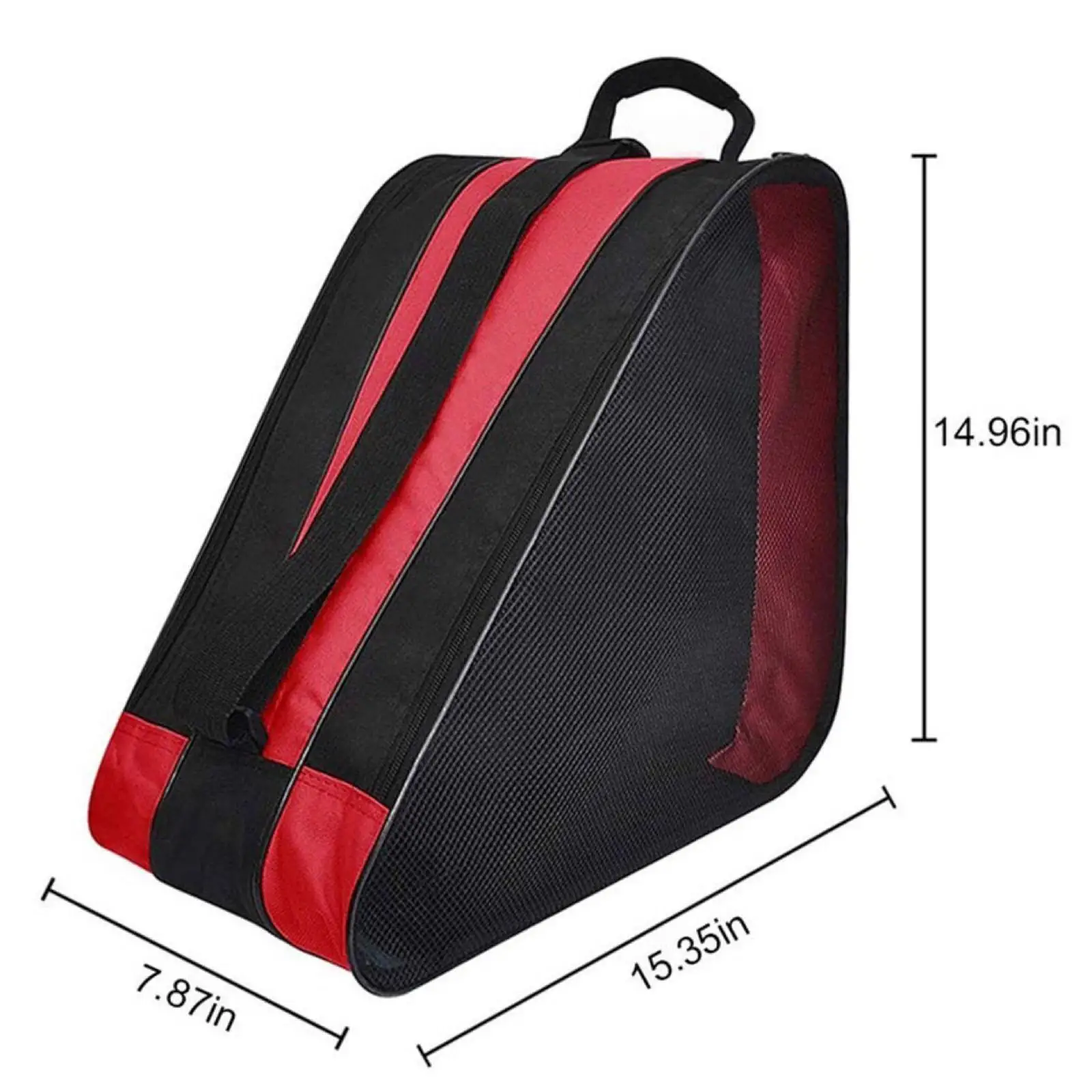 

Triangle Blading Tote Carrier Bag Oxford Cloth Skate Backpack for Men Women Kids Figure Skating Storage