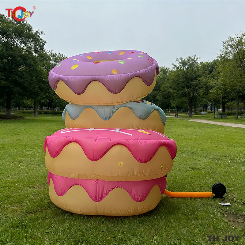 

Advertising Decoration Inflatable pink Doughnut Large inflatable Donut Bread Balloon